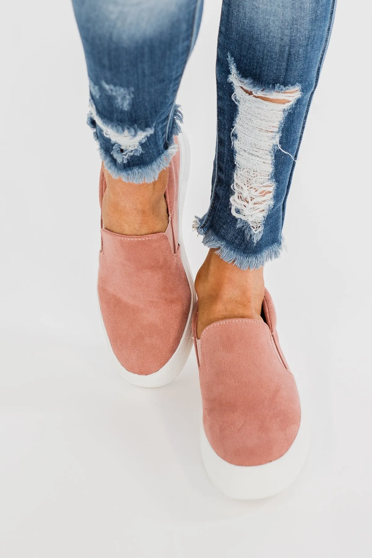Soda Hike Slip On Sneakers- Dark Mauve