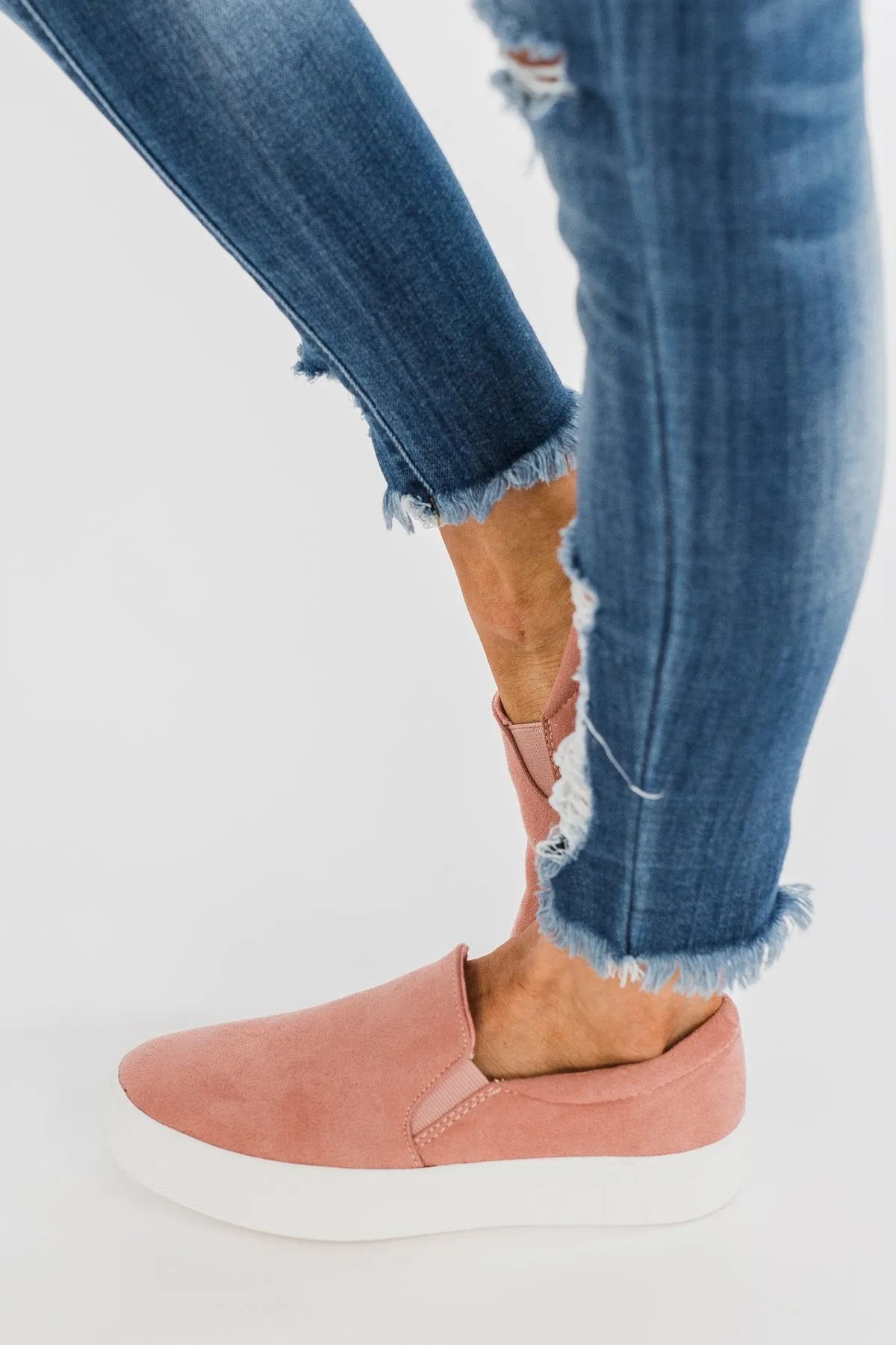 Soda Hike Slip On Sneakers- Dark Mauve