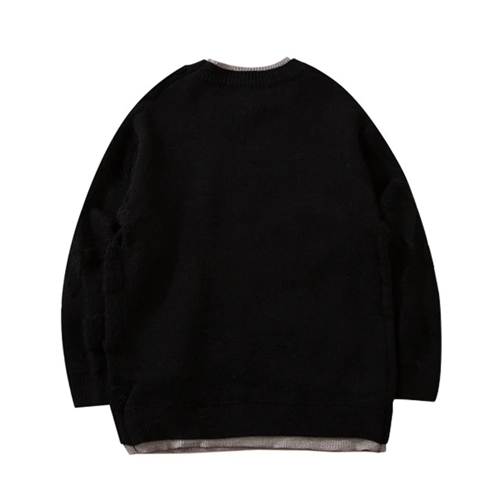 Soft Dolphin Base Flower Sweater