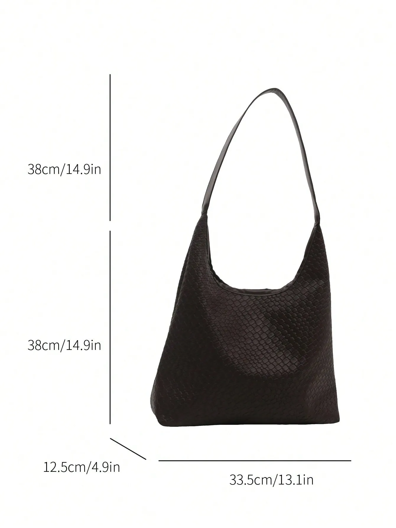 Solid Color Popular Commuter Woven Tote Bag