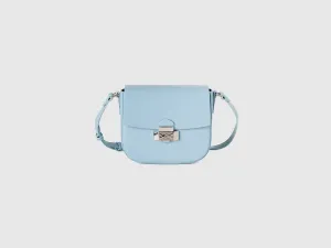 Solid Push Button Sling Bag