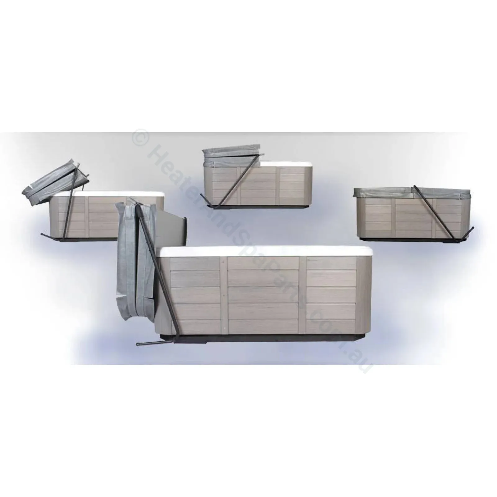 Spa Cover Lifter - Cover Rock-It for Spas up to 2450mm - NLS