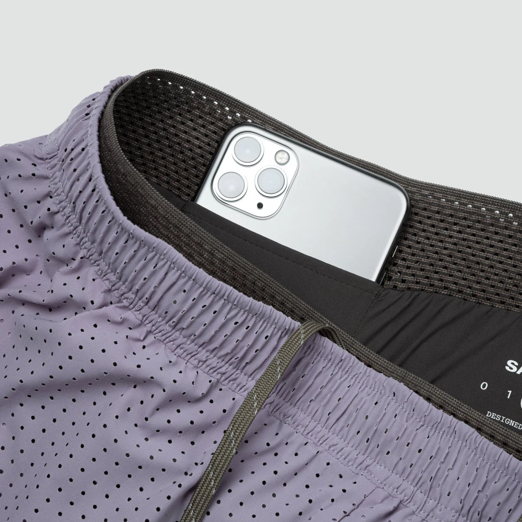 Space-O™ 2.5" Distance Shorts - Lavender Gray