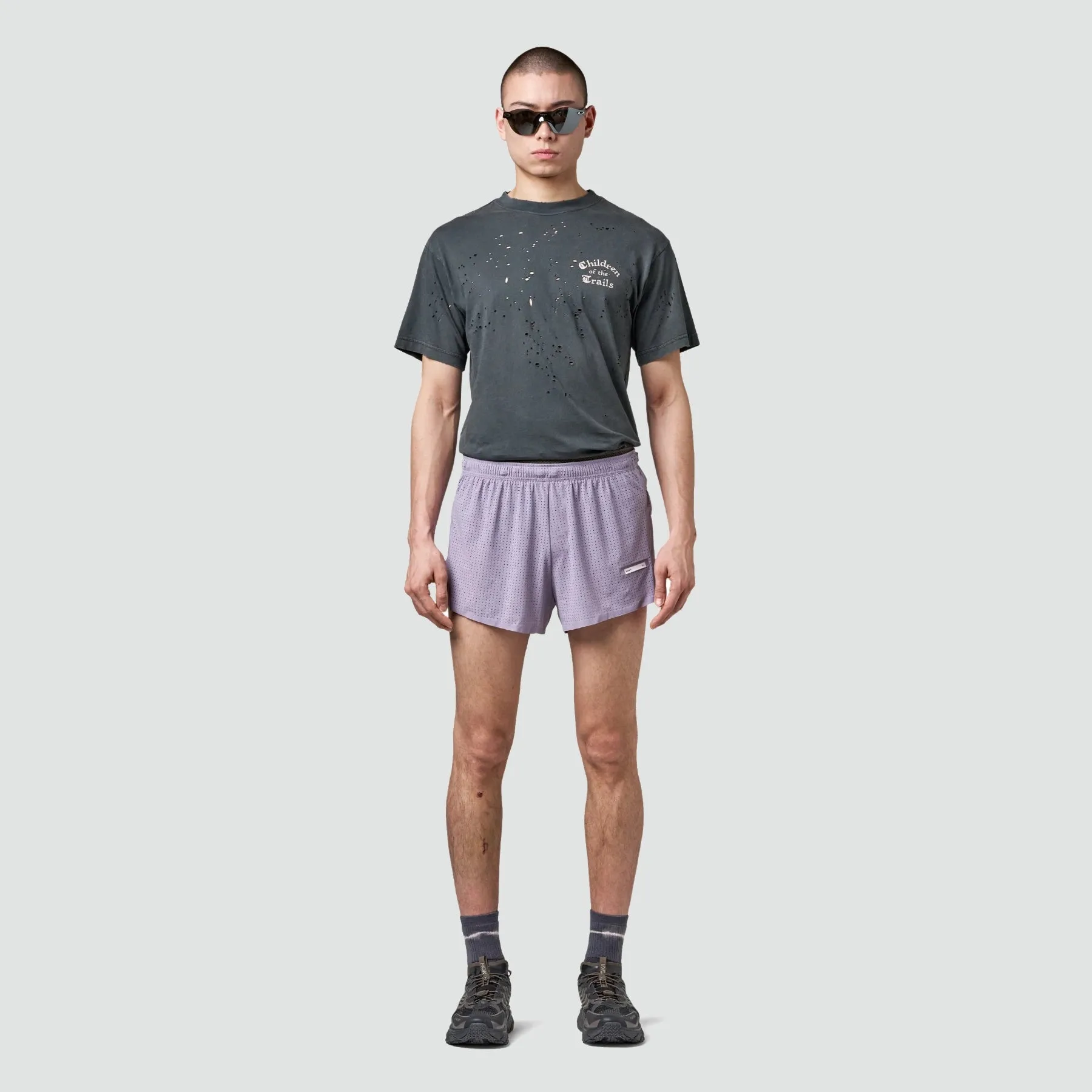 Space-O™ 2.5" Distance Shorts - Lavender Gray
