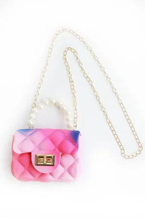 Sparkle Sisters Hot Pink Tie Dye Jelly Purse