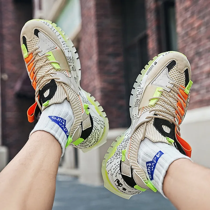 Sports Shoes Casual Shoes Thick Bottom Mesh Sneakers