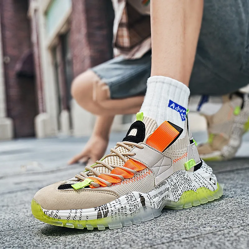 Sports Shoes Casual Shoes Thick Bottom Mesh Sneakers