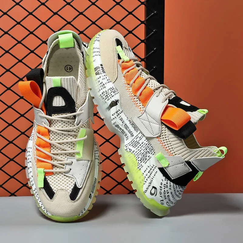 Sports Shoes Casual Shoes Thick Bottom Mesh Sneakers