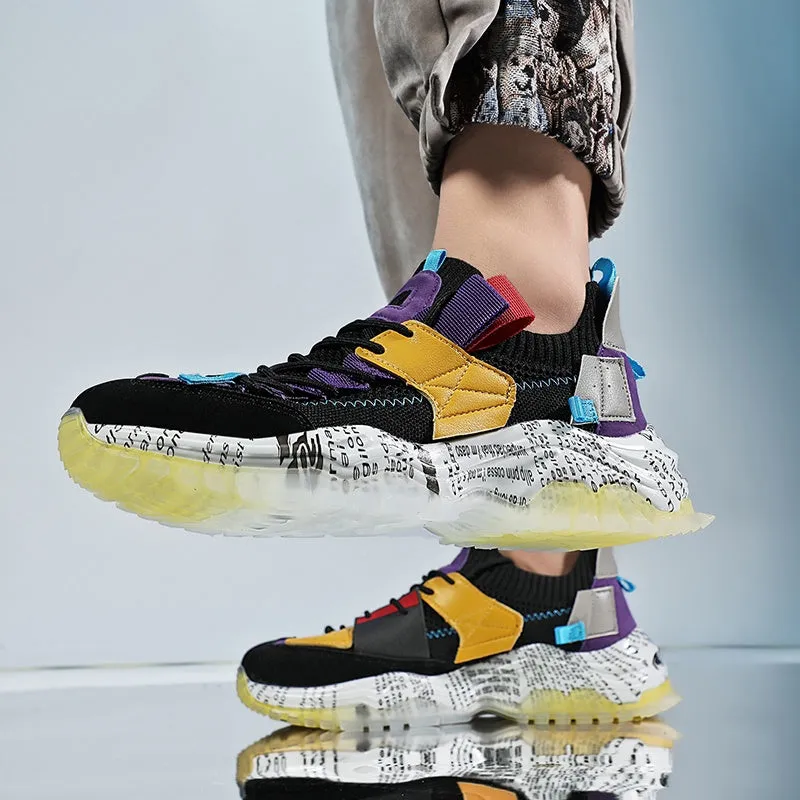 Sports Shoes Casual Shoes Thick Bottom Mesh Sneakers
