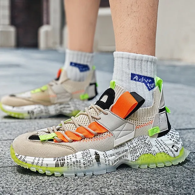 Sports Shoes Casual Shoes Thick Bottom Mesh Sneakers