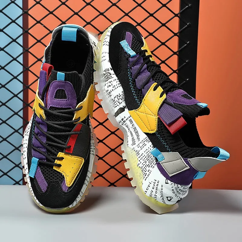 Sports Shoes Casual Shoes Thick Bottom Mesh Sneakers