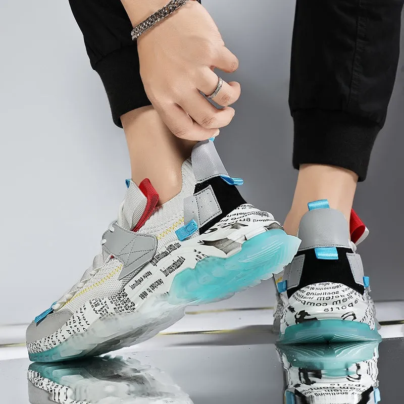 Sports Shoes Casual Shoes Thick Bottom Mesh Sneakers