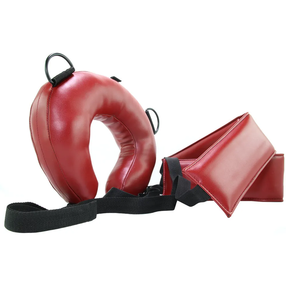 Sportsheets Saffron Adjustable Thigh Sling Position Support Red/Black