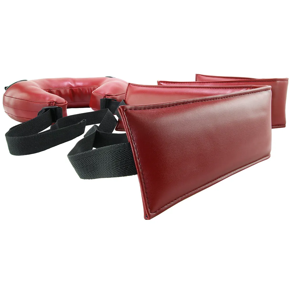 Sportsheets Saffron Adjustable Thigh Sling Position Support Red/Black