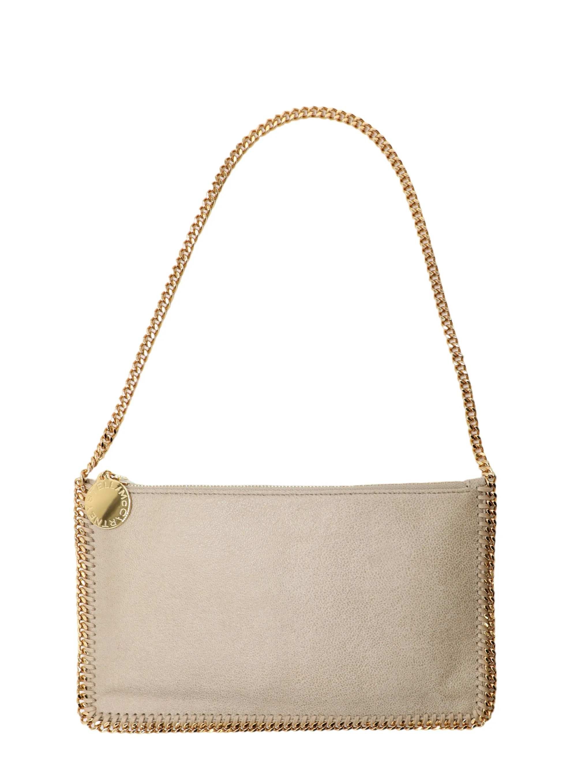 Stella McCartney Eco Shaggy Deer Pochette in Butter/Cream