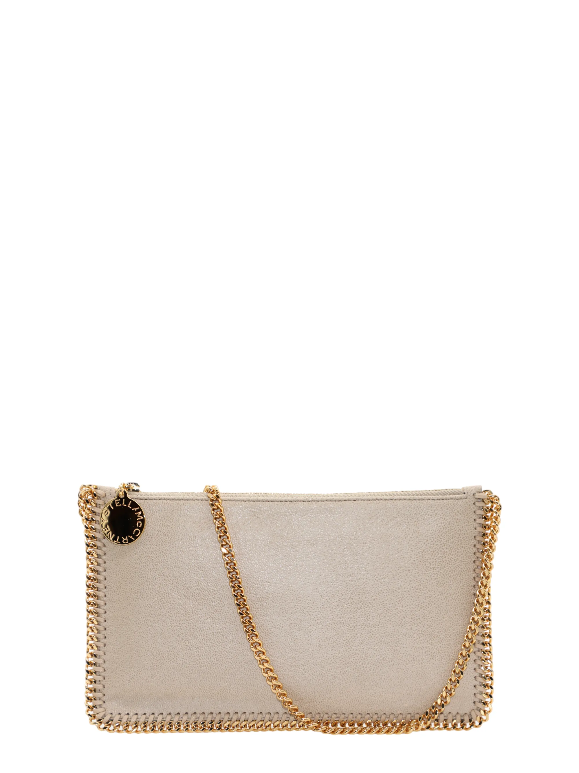 Stella McCartney Eco Shaggy Deer Pochette in Butter/Cream