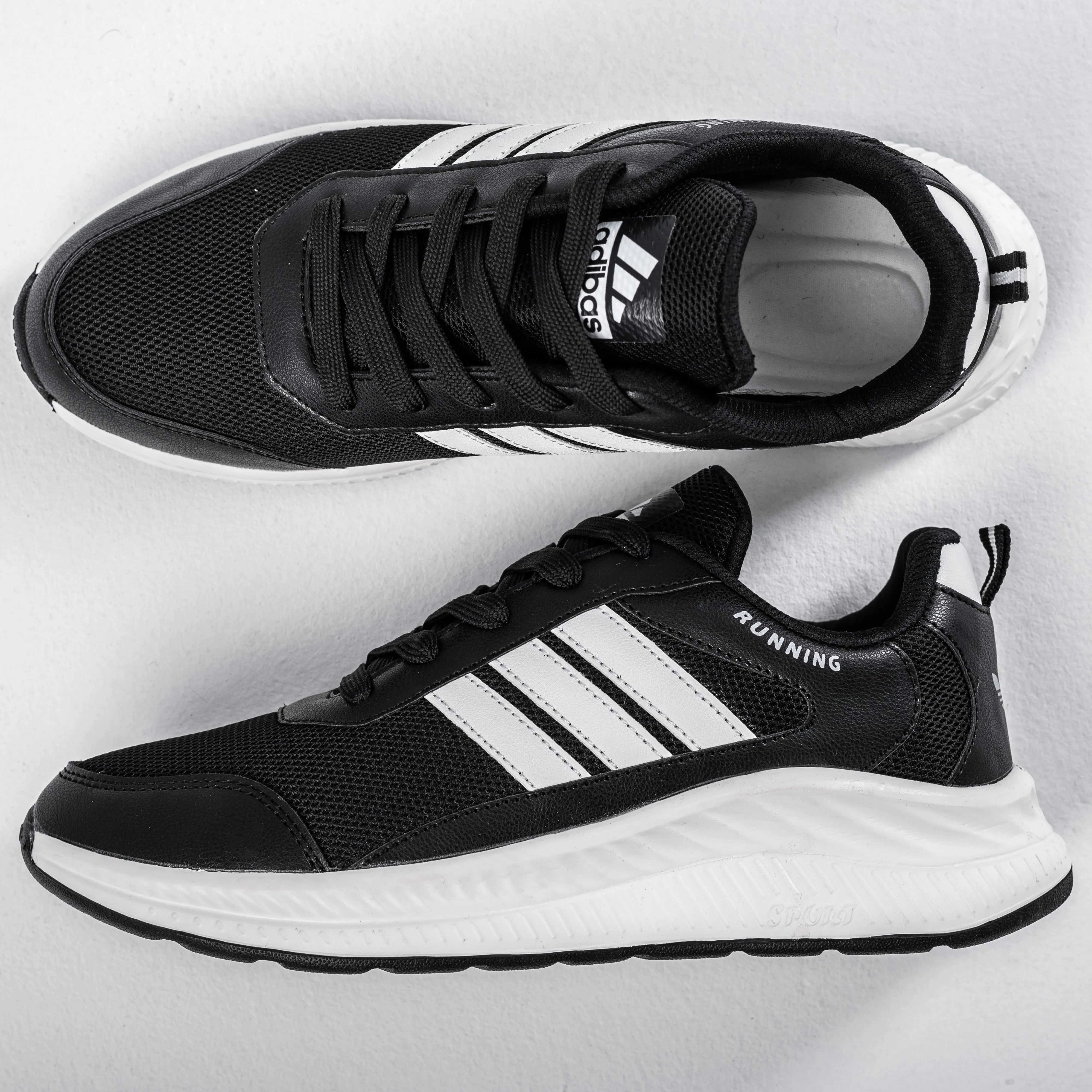 StrideMax men Running Shoes | Black