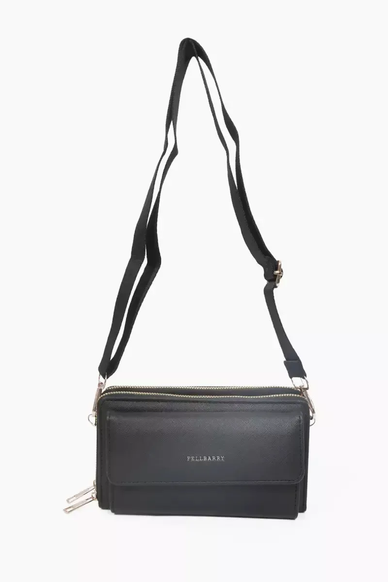 Stylish Sling Bag for Girls & Women - Black