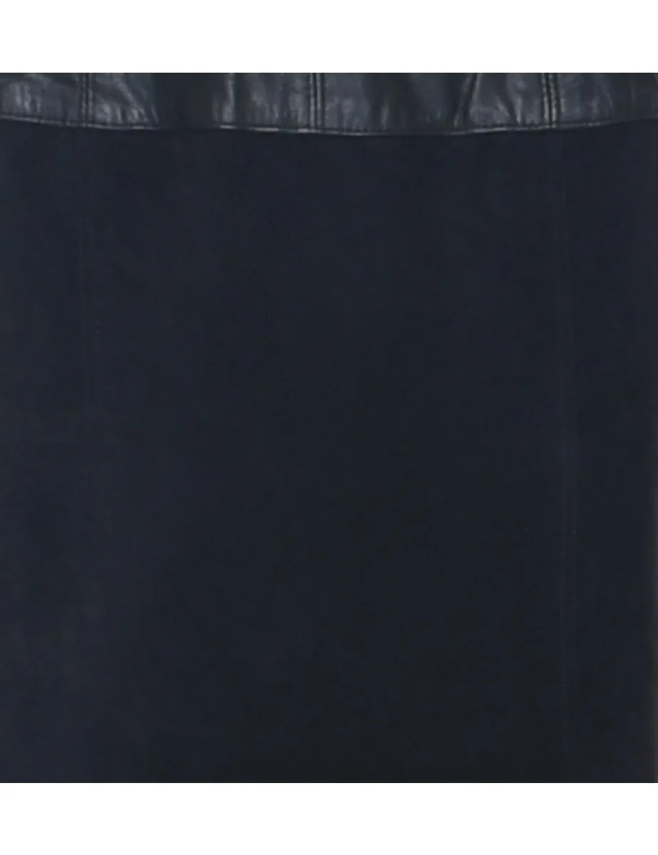 Suede Pencil Skirt - M
