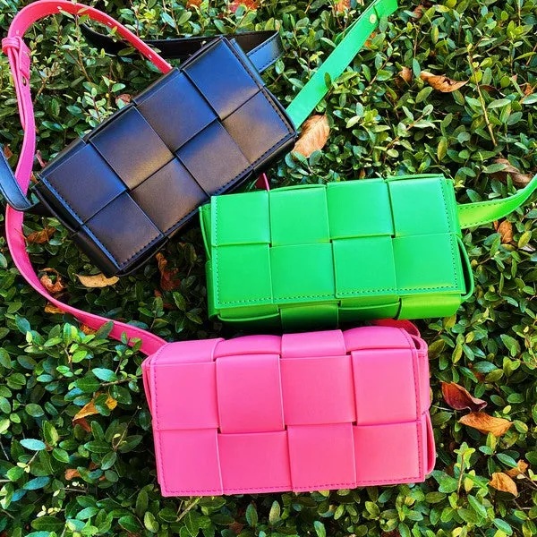 SugarCube Braided Sling Bag