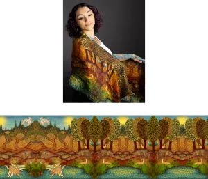 Summer Silk Shawl