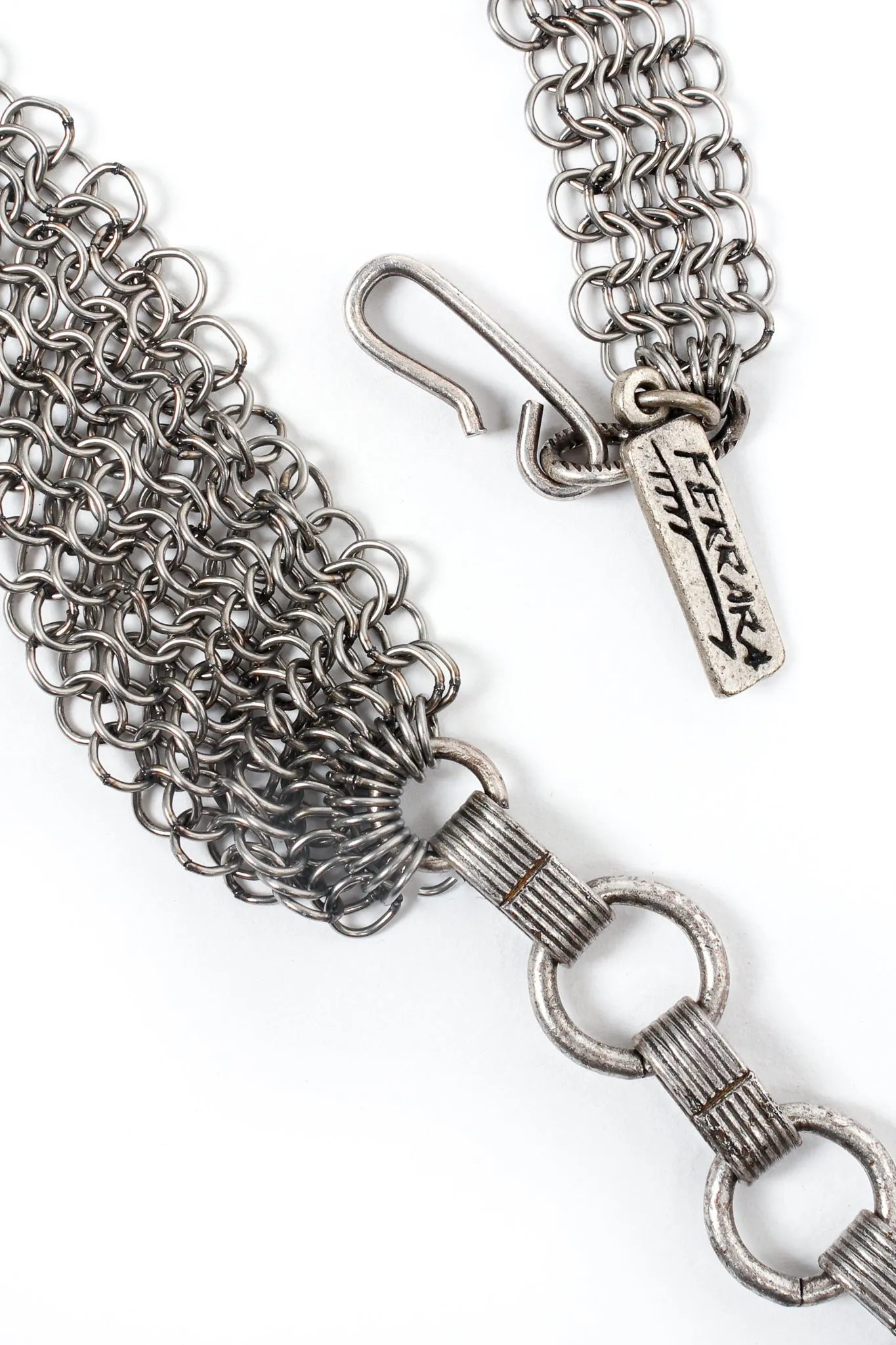 Swarovski Crystal & Pearl Draped Mesh Wrap Halter