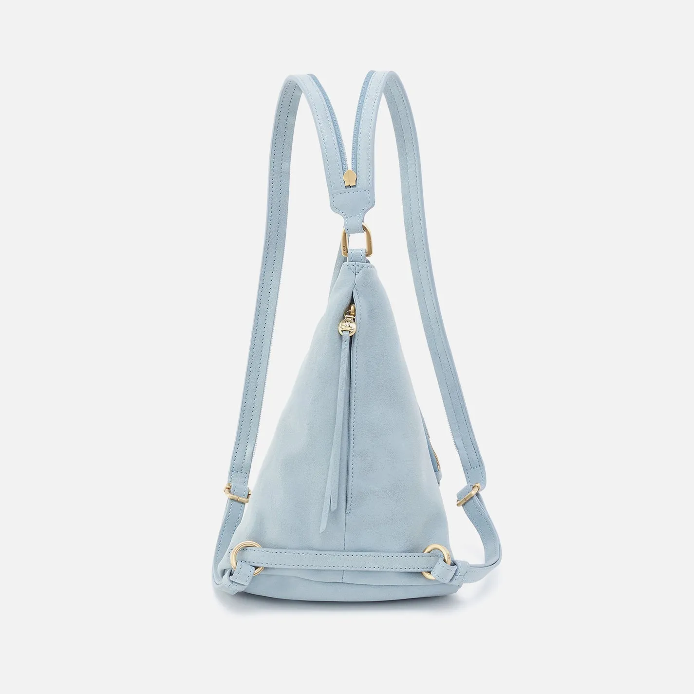 Sway Small Sling In Buffed Leather - Sky