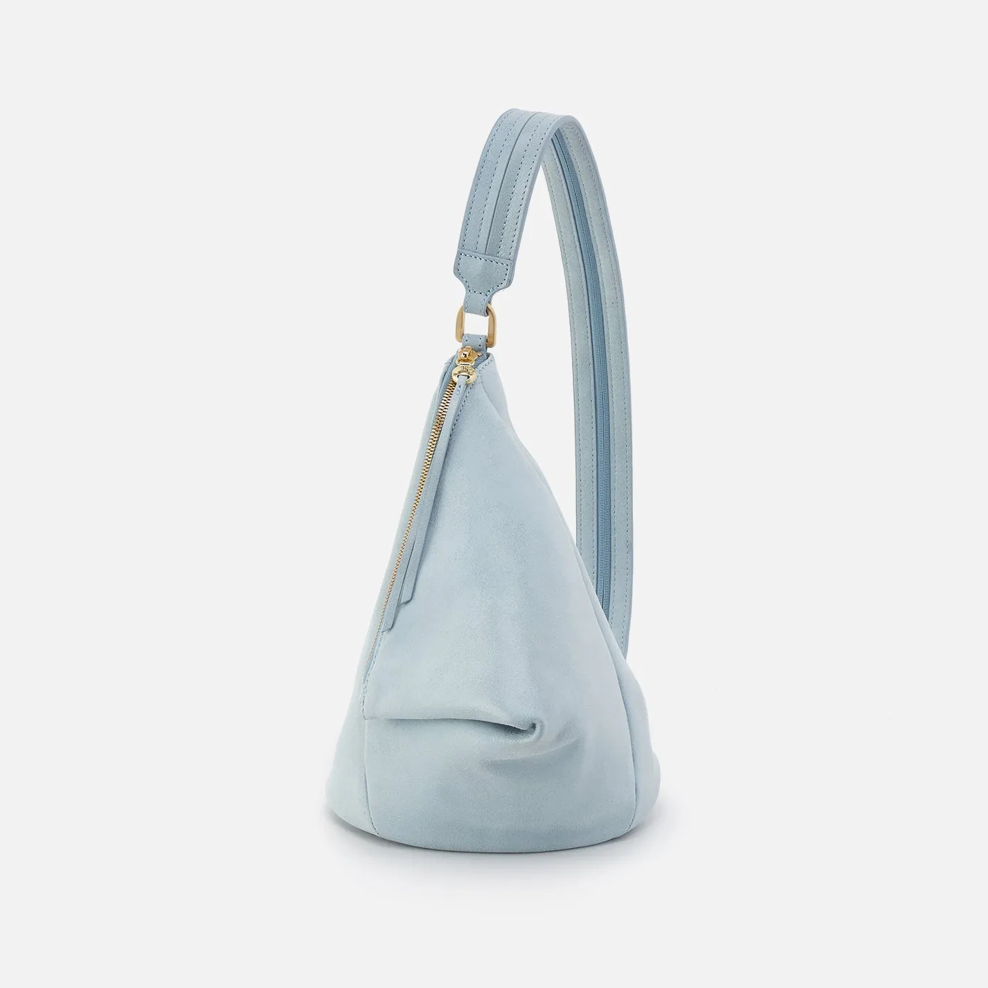 Sway Small Sling In Buffed Leather - Sky