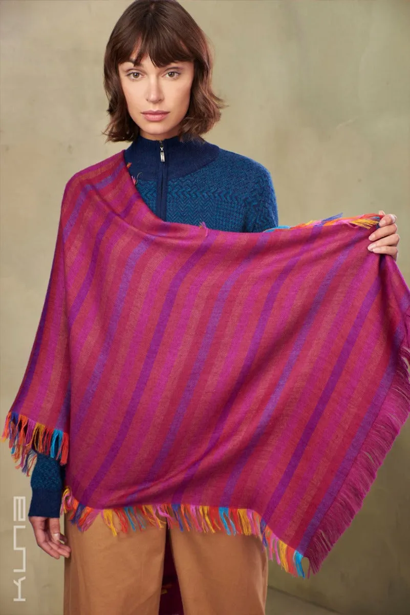 Tanaka Baby Alpaca and Silk Shawl