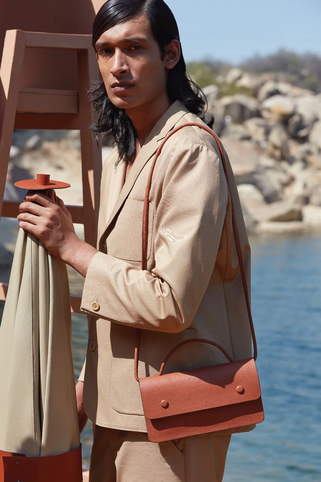 Tanned   I   Joe Sling      Burnt Orange  TO/JS-BO  I Leather Bag