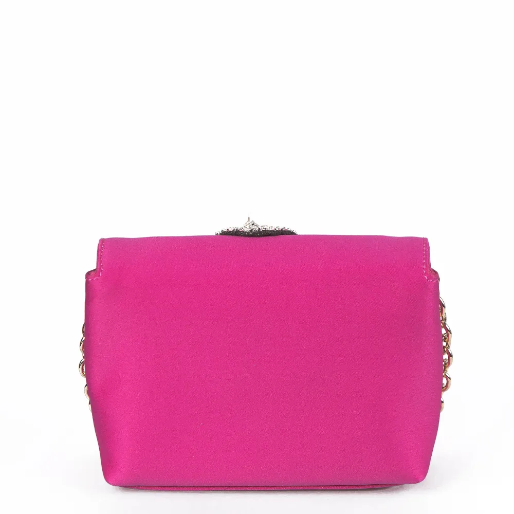 Tassel Embriodered Clutch With A Sling