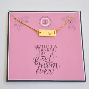 Thank You Gift for Mom, Appreciation Gift, Gift for Her, Necklace for Mom, Best Gift for Mom, Mom Birthday Gift, Mother&#39;s Day Necklace