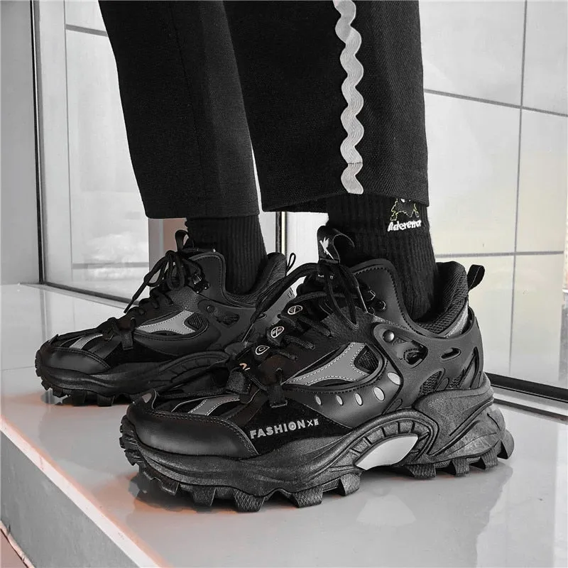 Thick Sole Height Increasing Dad Shoe Men Sneakers