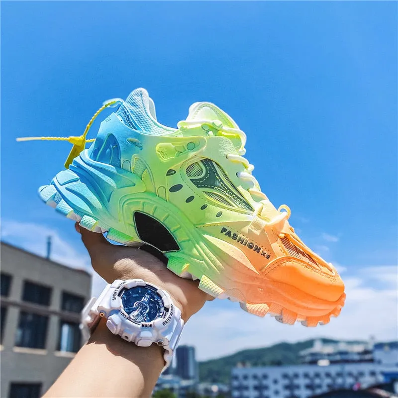 Thick Sole Height Increasing Dad Shoe Men Sneakers
