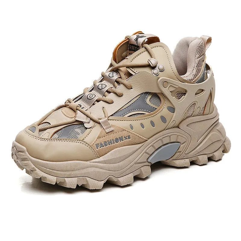 Thick Sole Height Increasing Dad Shoe Men Sneakers