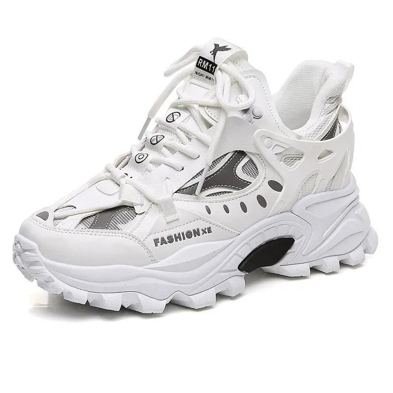 Thick Sole Height Increasing Dad Shoe Men Sneakers