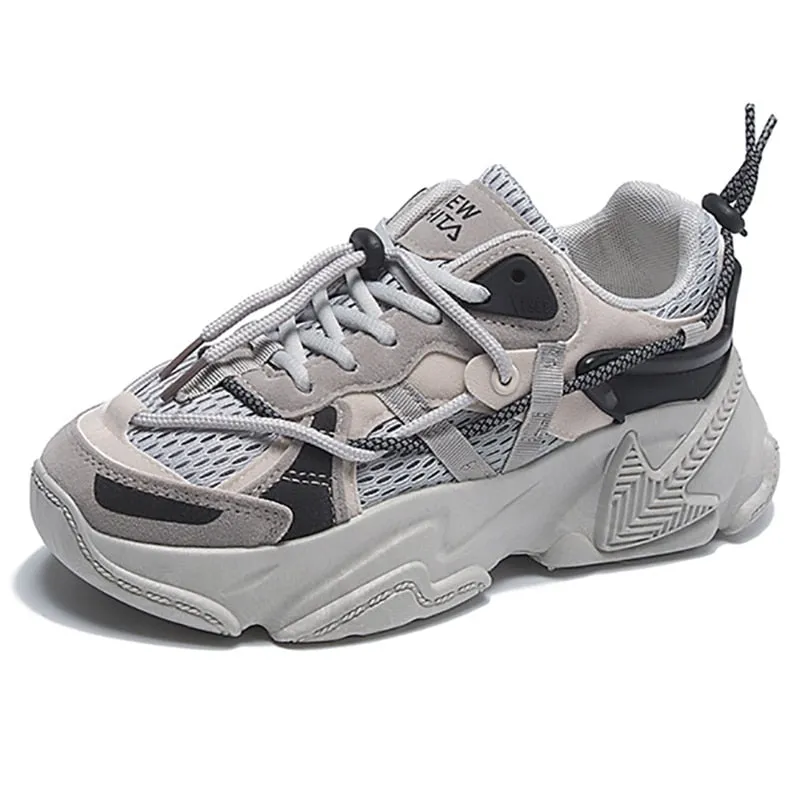 Thick Sole Height Increasing Dad Shoe Men Sneakers