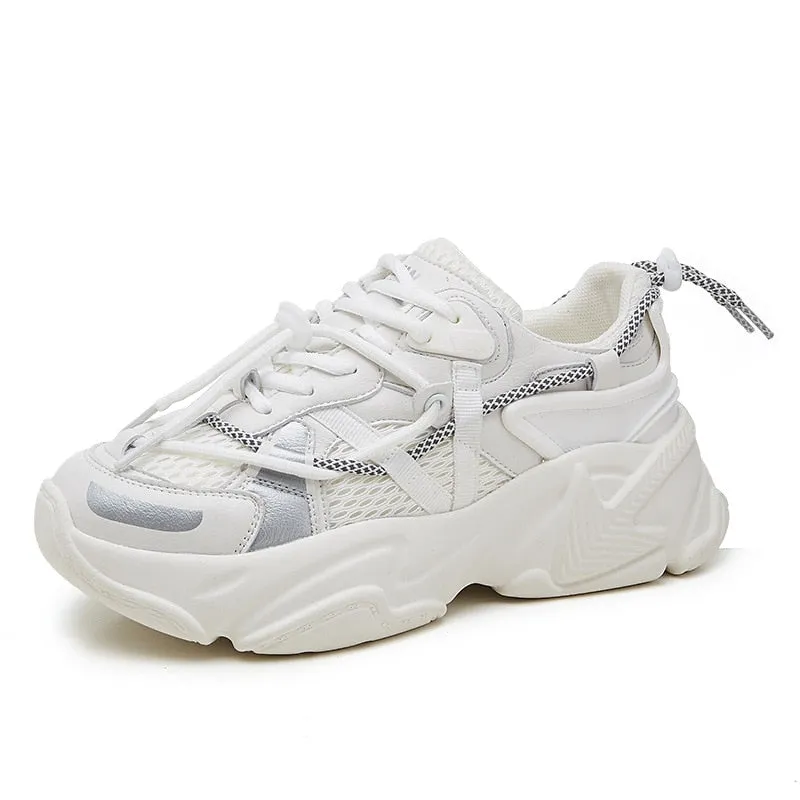 Thick Sole Height Increasing Dad Shoe Men Sneakers