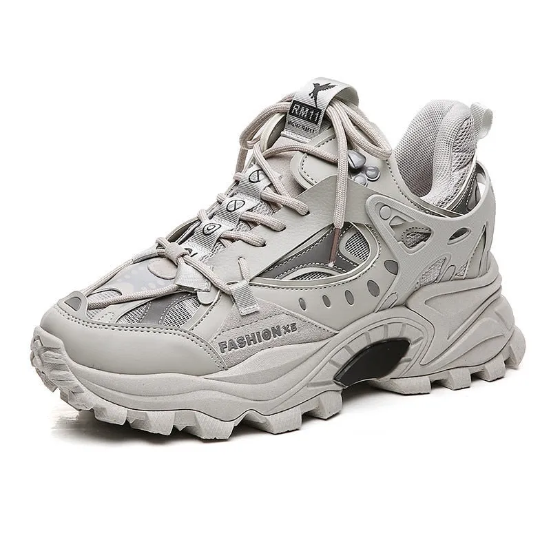 Thick Sole Height Increasing Dad Shoe Men Sneakers