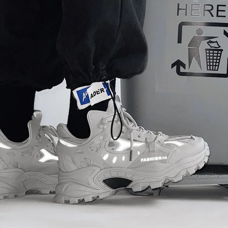Thick Sole Height Increasing Dad Shoe Men Sneakers