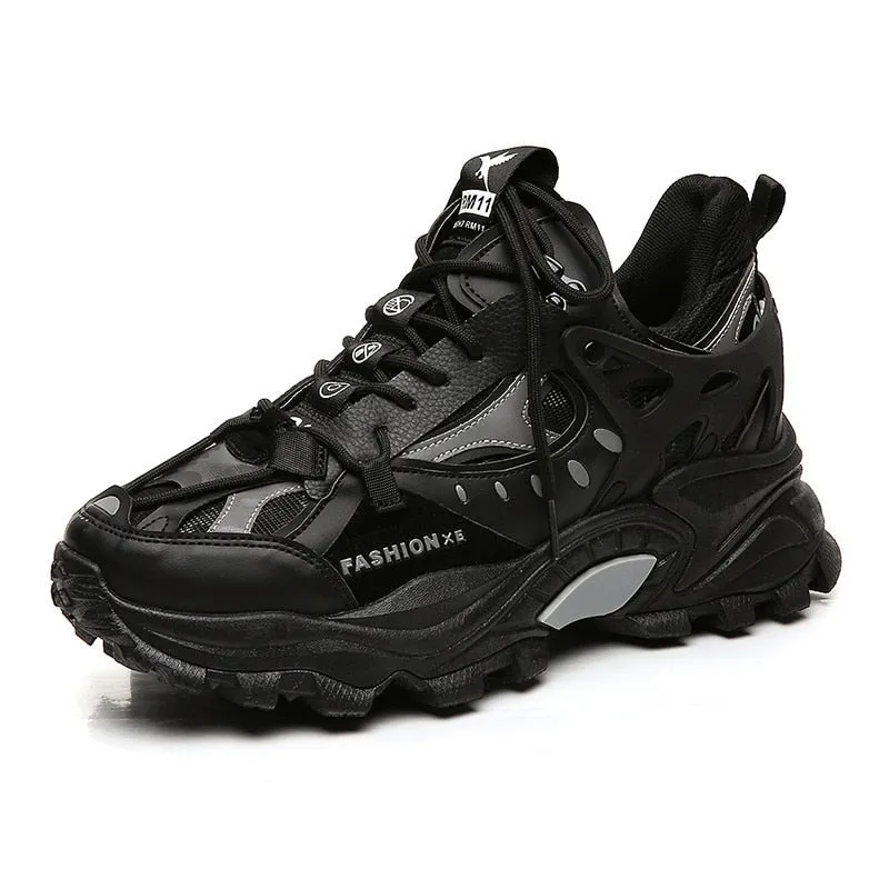 Thick Sole Height Increasing Dad Shoe Men Sneakers