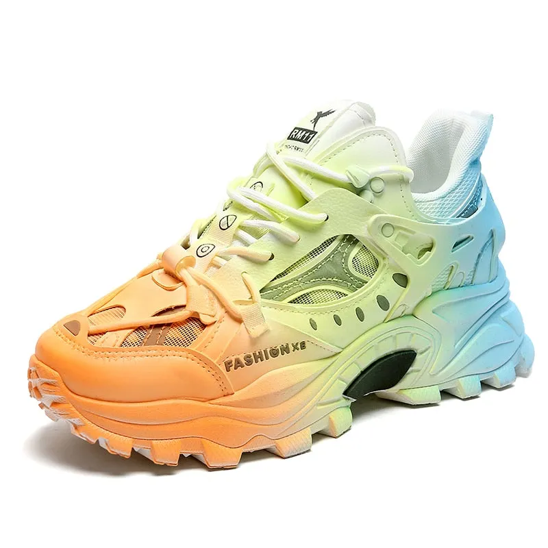 Thick Sole Height Increasing Dad Shoe Men Sneakers