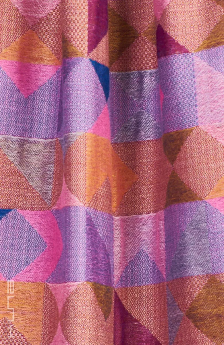 Tinsel Baby Alpaca and Silk Shawl