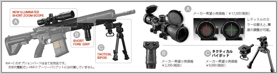 Tokyo Marui HK417 Early Variant Recoil AEG