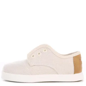 Toms for Toddlers: Natural Burlap Paseo Sneaker