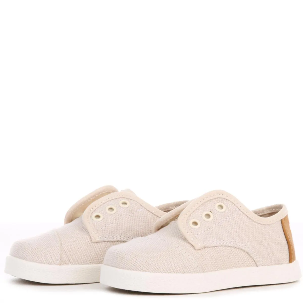 Toms for Toddlers: Natural Burlap Paseo Sneaker