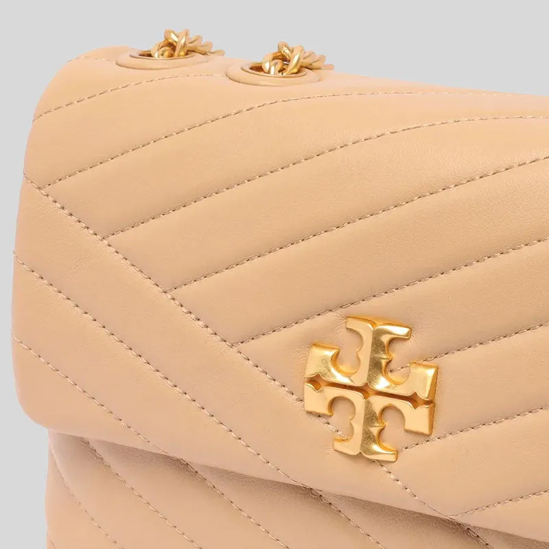 TORY BURCH Kira Small Chevron Convertible Shoulder Bag Desert Dune RS-90452