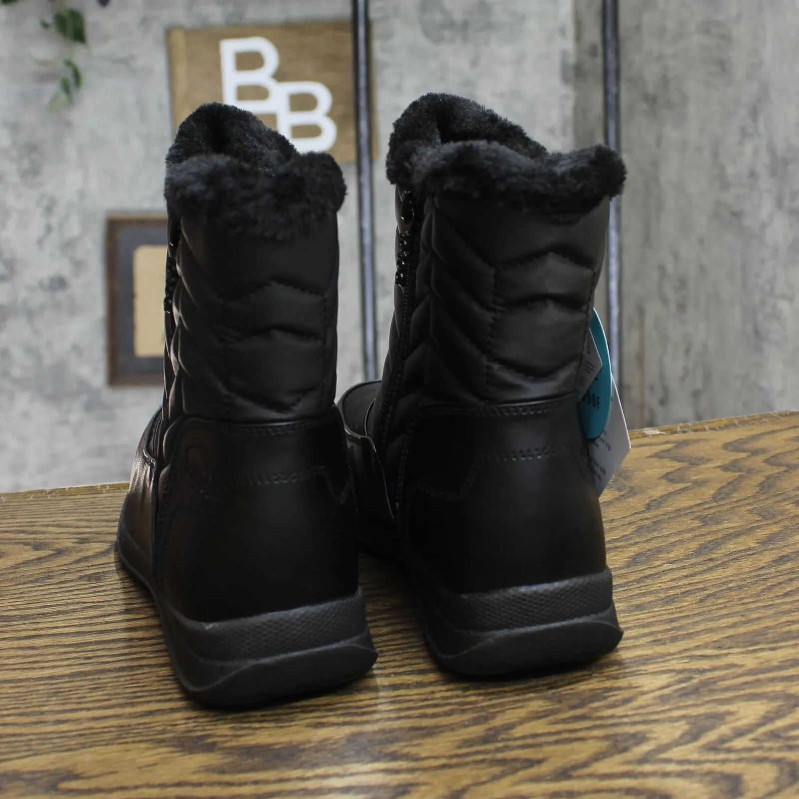 Totes Jara Women's Waterproof Snow Boots JARABLACK Black 8M