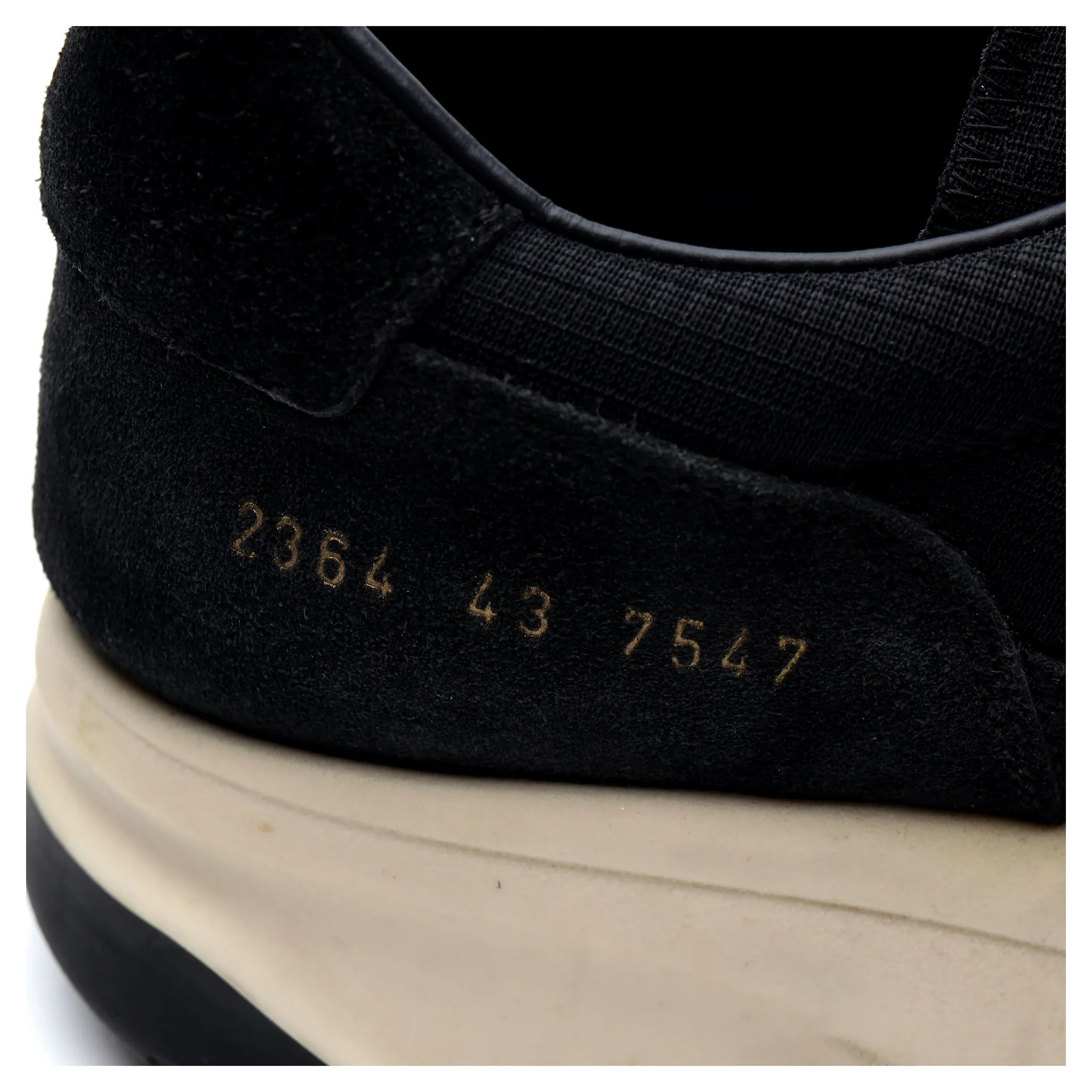 'Track 80' Black Suede Sneaker UK 9 EU 43