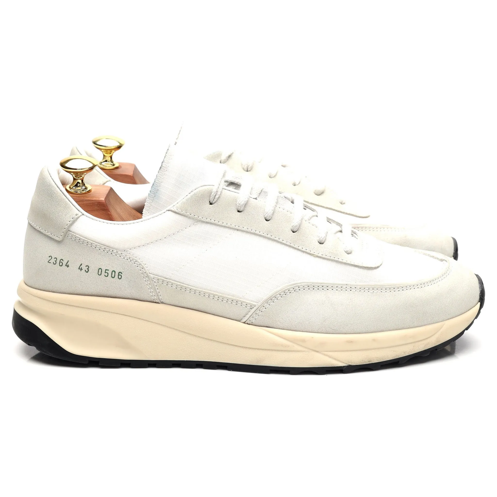 'Track 80' White Sneaker UK 9 EU 43